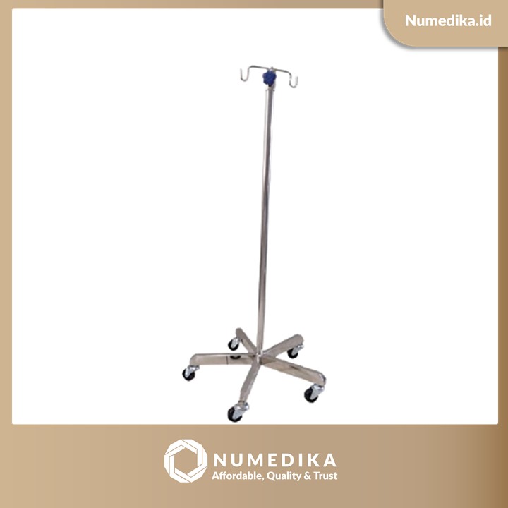 Tiang Infus MIRAII Stainless Steel Kaki 5